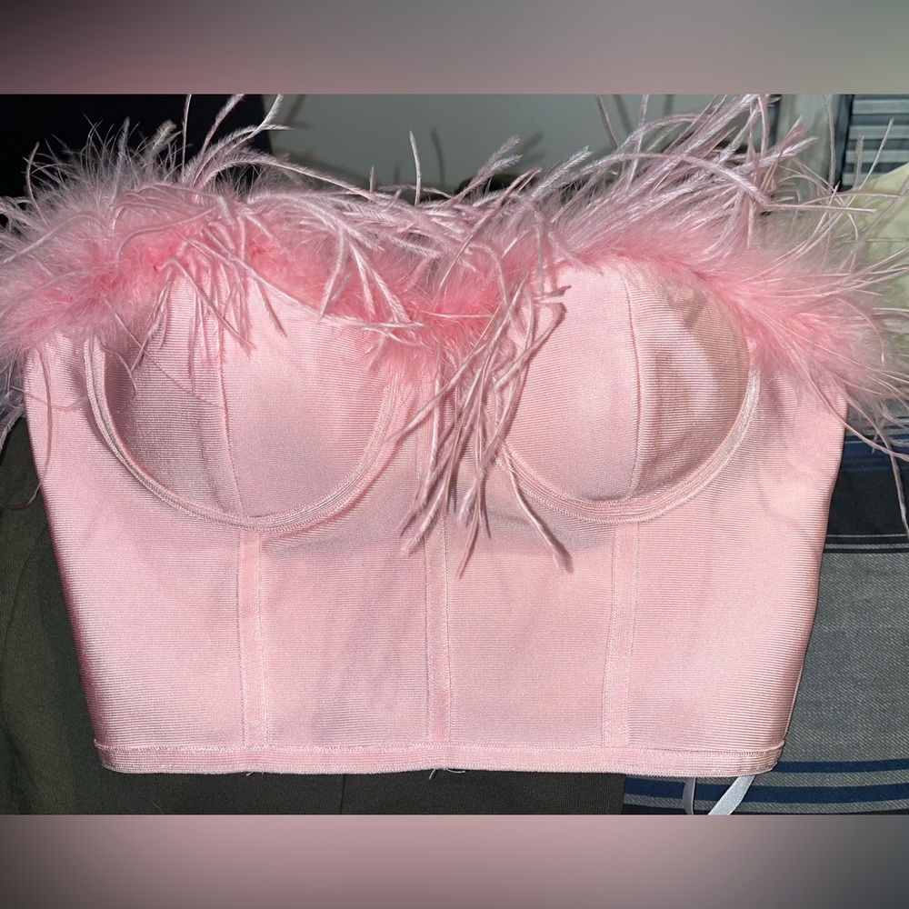 Revolve Superdown Pink Top